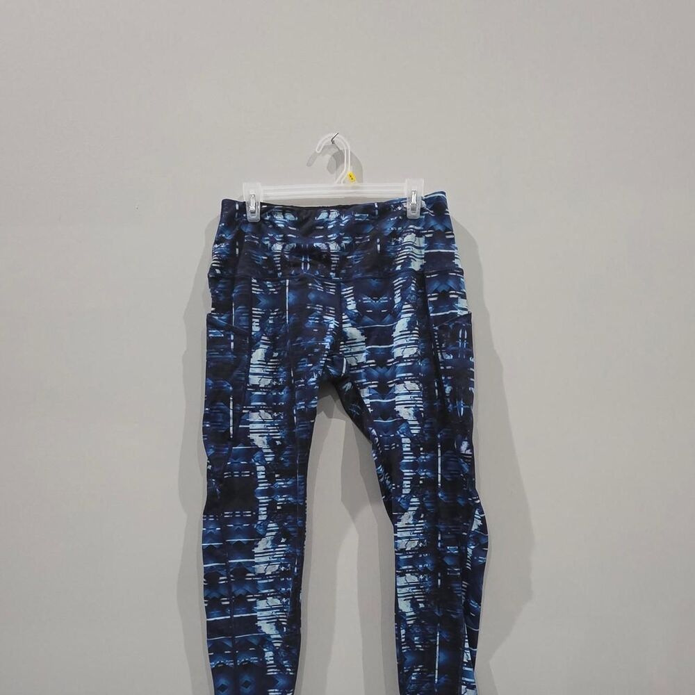Ododos Women's Blue and Navy Leggings